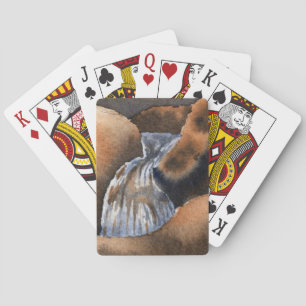 Kleine Gebirgslandschaft Spielkarten