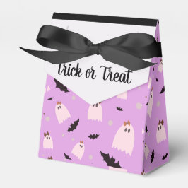 Kleine Geister mit Bows Trick oder Treat Halloween Geschenkschachtel