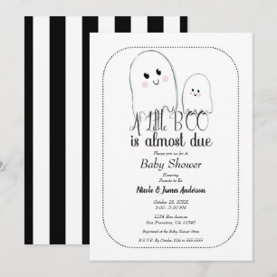 Kleine Geistervorfeier Halloween Baby Shower Einladung