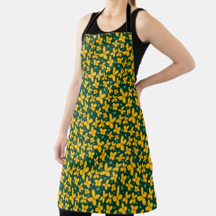 Kleine gelbe Blumen Schürze