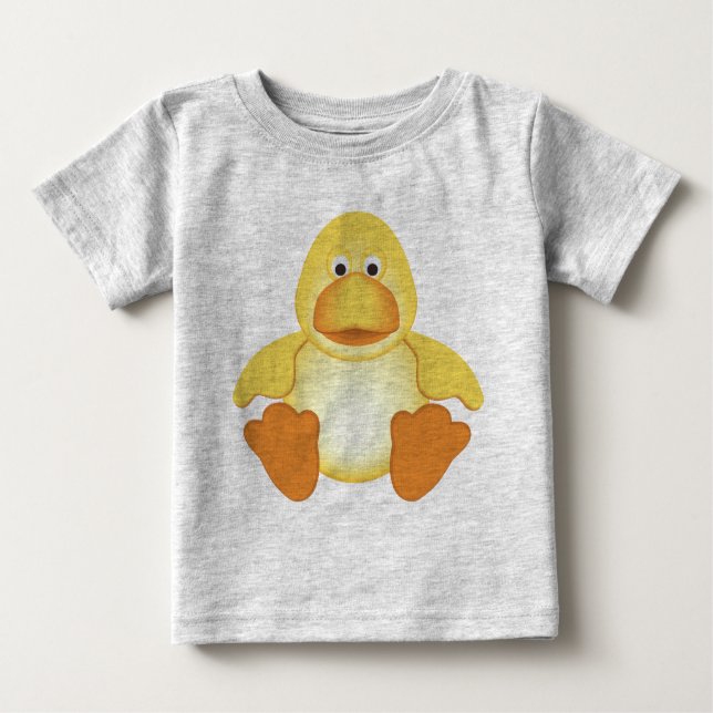 Kleine gelbe Ente Baby T-shirt (Vorderseite)