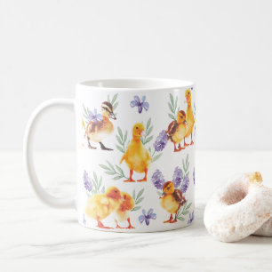 Kleine gelbe Enten Kaffeetasse