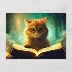 Kleine Gelbe Katze Postkarte