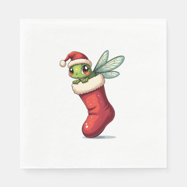 Kleine Geschenk Dragonfly Serviette (Vorderseite)