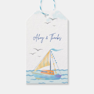 Kleine Geschenk-Tags für Kapitäne Geschenkanhänger