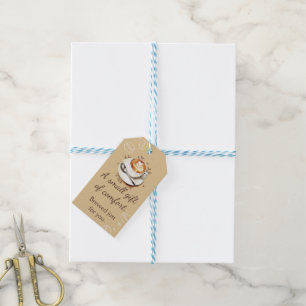 Kleine Geschenk-Trost-Caffè Latte-Geschenkkarte Geschenkanhänger