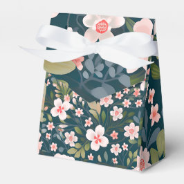 Kleine Geschenkbox mit Schleife für das Zelt (Blum Geschenkschachtel