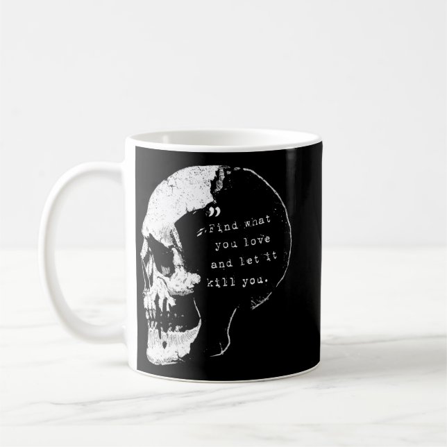 Kleine Geschenke Charles Bukowski Funny Graphic Ge Kaffeetasse (Links)