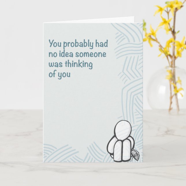 Kleine Gesten denken Sie 5 x 7 Karten (Gelbe Blume)