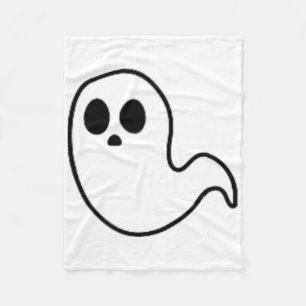 Kleine Ghost subtile Halloween Fall Minimal Spooky Fleecedecke