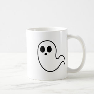 Kleine Ghost subtile Halloween Fall Minimal Spooky Kaffeetasse