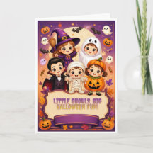 Kleine Ghule, großer Halloween-Spaß – Süße Kinder 