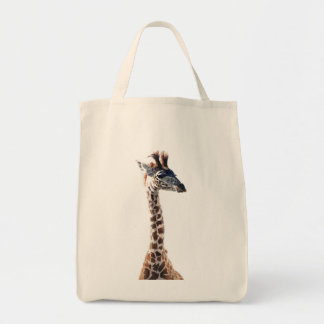 "Kleine Giraffen-" Tier-Tier-Aquarell Tragetasche