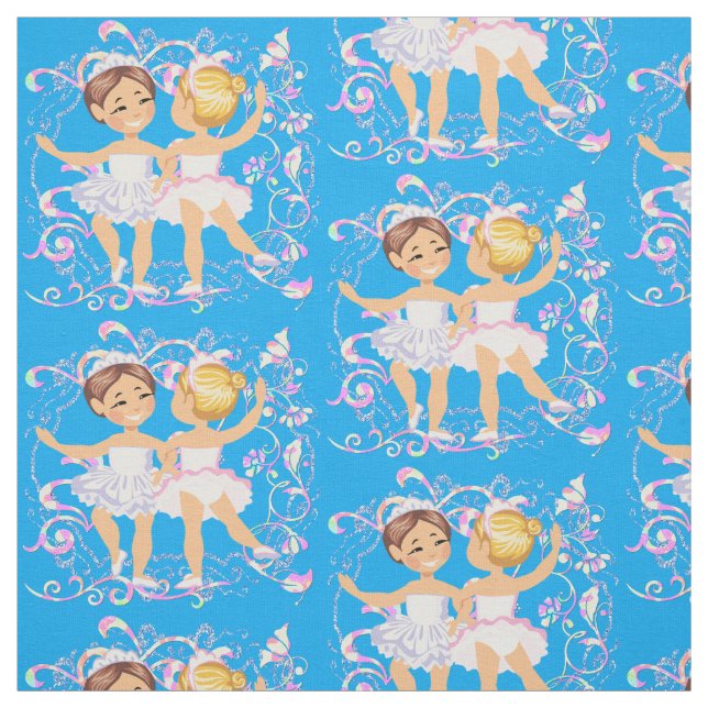 Kleine Girl Ballet Tänzer Stoff (Muster)