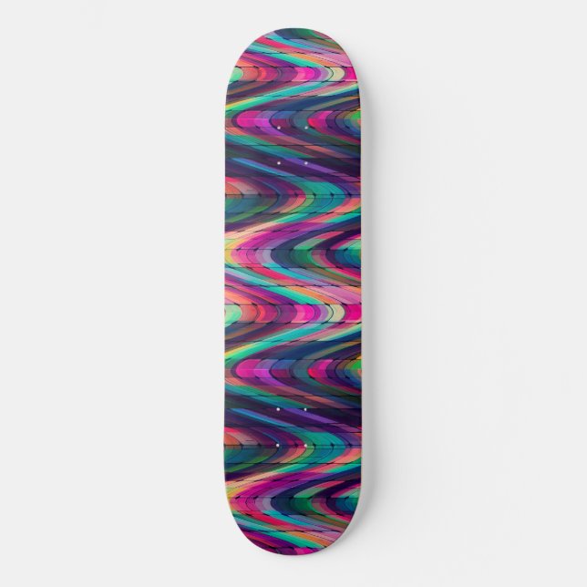 Kleine Glasteilen 8 1/4" Skateboarddecke Skateboard (Vorderseite)