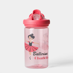 Kleine Grapefruit-Glücks-Ballerina Personalisiert Trinkflasche
