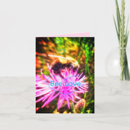 KLEINE GRUSS-KARTE DER BIENEN-LIEBE-ORIBRIGHT KARTE