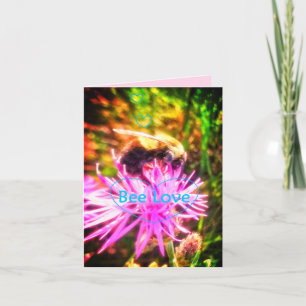 KLEINE GRUSS-KARTE DER BIENEN-LIEBE-ORIBRIGHT KARTE