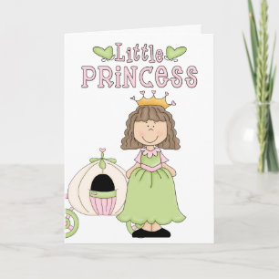 Kleine Gruß-Karte Prinzessin-Birthday Karte