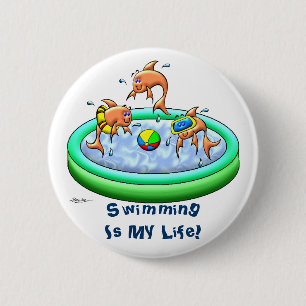 Kleine Guppies Button