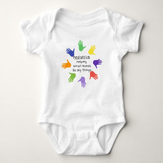 Kleine Hände Ein Säugling-Bodysuit Baby Strampler