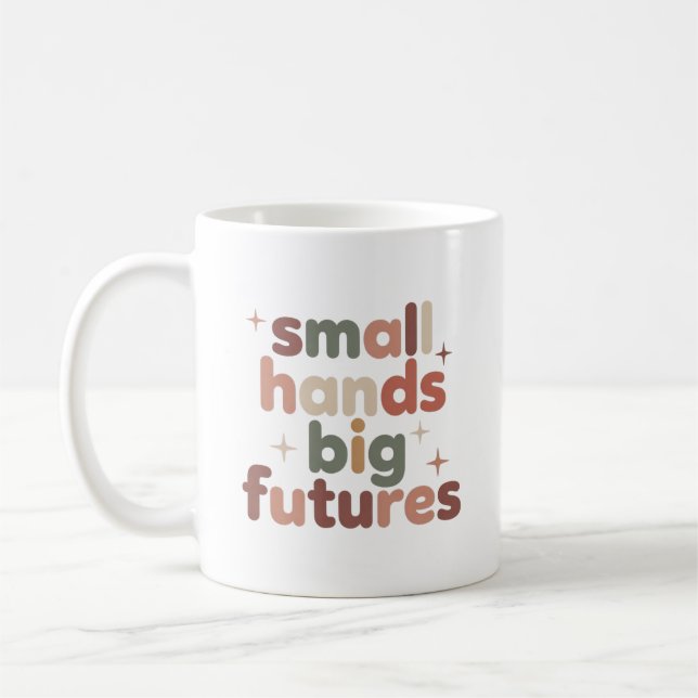 Kleine Hände, große Zukunft: Frühpädagogin Kaffeetasse (Links)