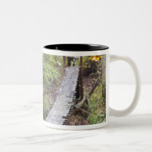Kleine Hängebrücke, National Coal Heritage Zweifarbige Tasse