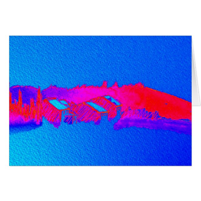 Kleine Häuser auf den Gebieten (Vorderseite (Horizontal))