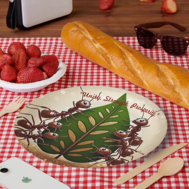 "Kleine Helden, große Aufgabe" Pappteller (Picknick)