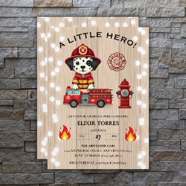 Kleine Hero-Feuerzeug-Welpendusche Einladung