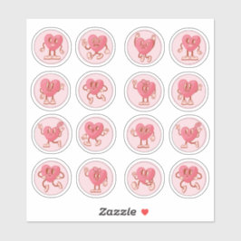 Kleine Herzen Aufkleber