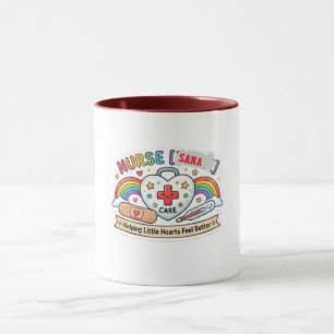 Kleine Herzen Erste-Hilfe-Begleiter Krankenschwest Tasse