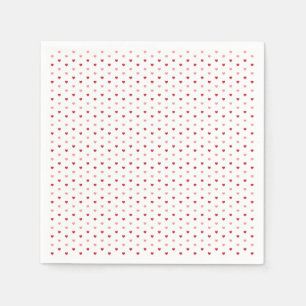 Kleine Herzen Serviette