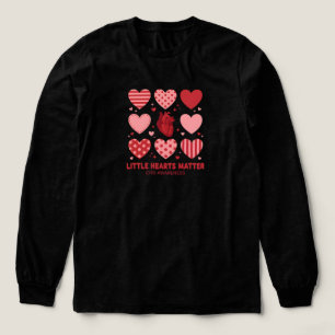 Kleine Herzen zählen CHD-Bewusstseinsmonat Februar Tri-Blend Shirt