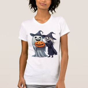 Kleine Hexe Geist Jack O Lantern 👻 T-Shirt