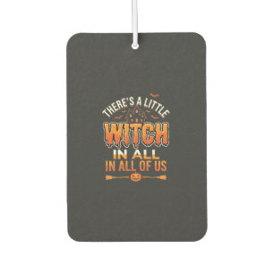 Kleine Hexe Halloween Hexe Typografie Design_1 Autolufterfrischer