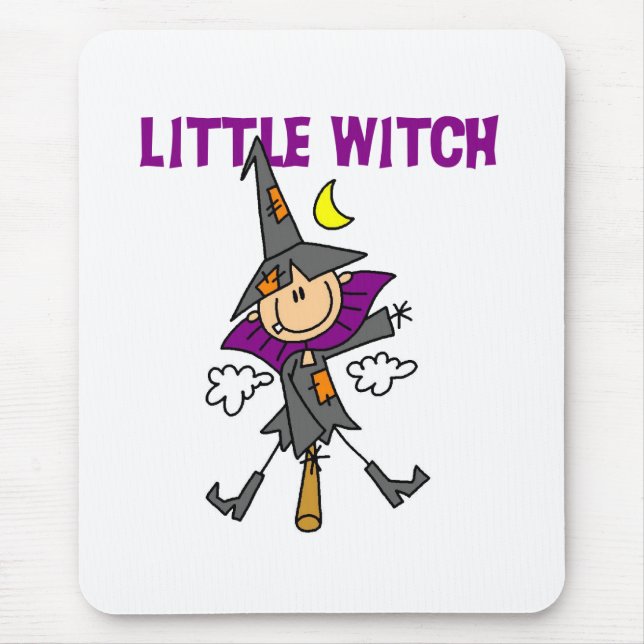 Kleine Hexe Halloween Mousepad (Vorne)
