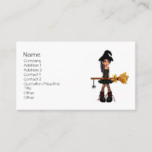 Kleine Hexe-Visitenkarte Visitenkarte