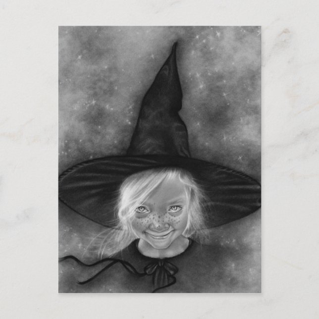 Kleine Hexenkarte Postkarte (Vorderseite)