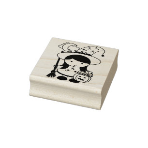 kleine Hexenkunst-Briefmarke Gummistempel