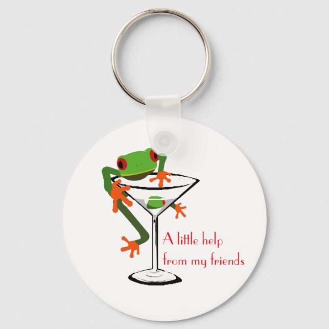 Kleine Hilfe von meinen Freunden Schlüsselanhänger (Vorderseite)