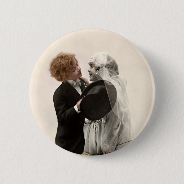 Kleine Hochzeit Button (Vorderseite)