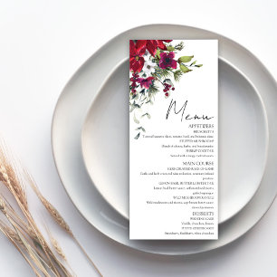 Kleine Hochzeit mit Hindernissen Menükarte