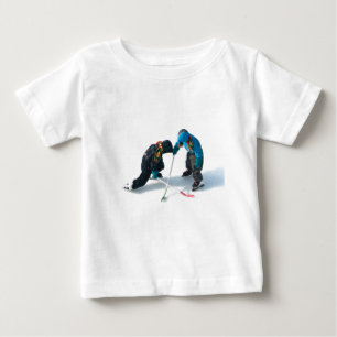 Kleine Hockeyspieler Baby T-shirt