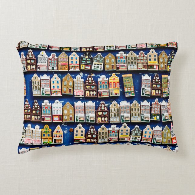 Kleine holländische Souvenirs und Geschenke - Schu Dekokissen (Vorderseite)