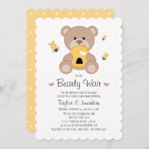 Kleine Honey Bearly Wait Baby Dusche