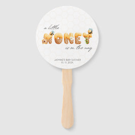 Kleine Honey Bee Baby Dusche Dekoration Fächer