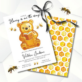 Kleine Honey Bee Baby Duschkabine Einladung