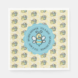 Kleine Honey Bee Boy's Baby Shower Serviette