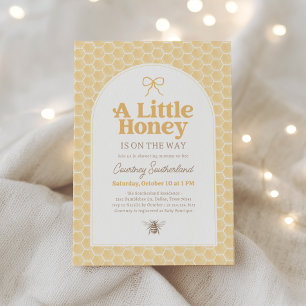Kleine Honigbiene Baby Shower Einladung